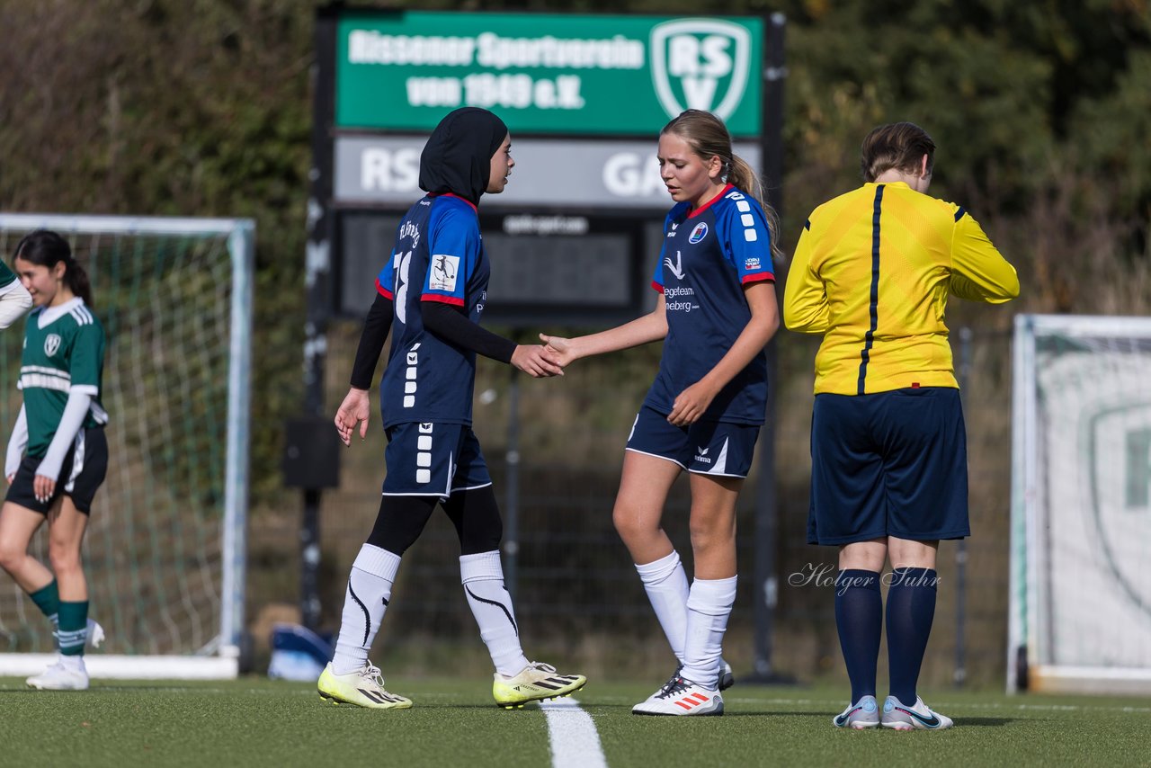 Bild 160 - wU19 Rissener SV - VfL Pinneberg : Ergebnis: 9:1